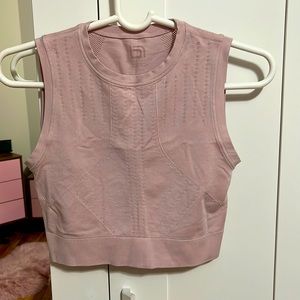 Pink blush crop top